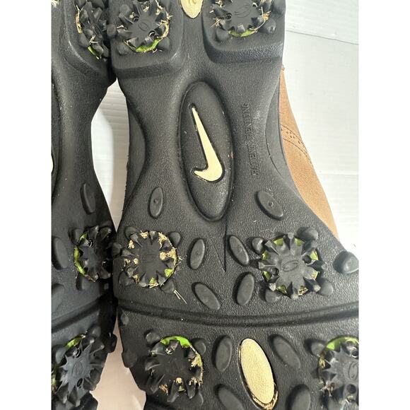 Nike Zoom Air Kempshall Last Brown Leather Golf Shoes Mens Size 15 - Picture 7 of 10